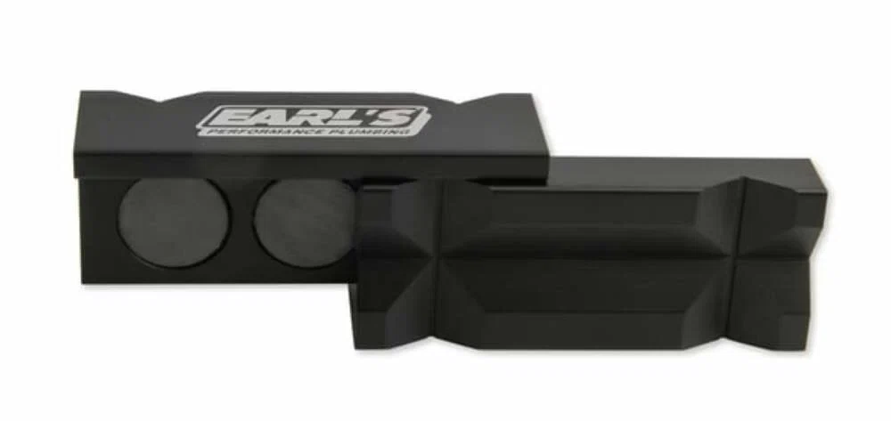 Earls 4 Black Aluminum Vice Jaws - 1004ERL